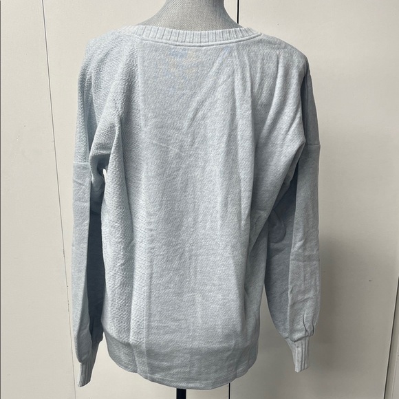 New Women's Cabi Brand Wind Down Top, light gray. - Picture 3 of 7